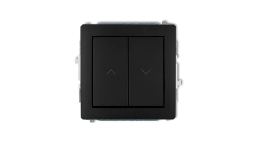 DECO Łącznik żaluzjowy czarny mat 12DWP-8