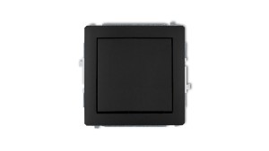 DECO Przycisk jednobiegunowy czarny mat 12DWP-4.1