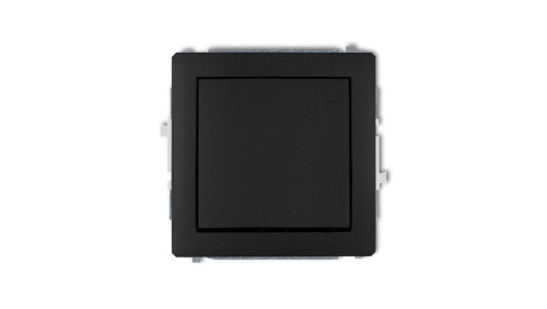 DECO Przycisk jednobiegunowy czarny mat 12DWP-4.1