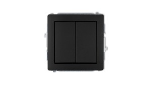 DECO Przycisk świecznikowy czarny mat 12DWP-44.1