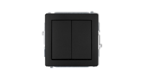 DECO Przycisk świecznikowy czarny mat 12DWP-44.1