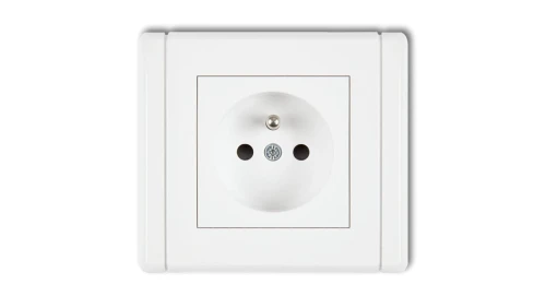 FLEXI Gniazdo pojedyncze z/u 2P+Z biały FGP-1zp