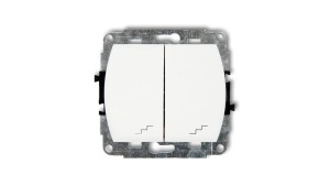 TREND Łącznik podwójny schodowy biały WP-33