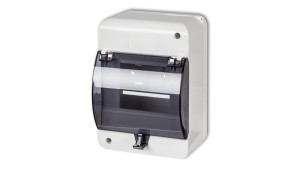 Obudowa bezpiecznikowa 5 modułowa z klapką biały OB-5K