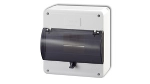 Rozdzielnica niskonapięciowa 8 modułowa z zerem i klapką biały OB-8ZZK