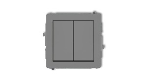 DECO Łącznik świecznikowy szary mat 27DWP-2