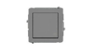 DECO Łącznik krzyżowy szary mat 27DWP-6