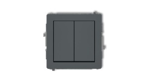 DECO Łącznik świecznikowy grafitowy mat 28DWP-2