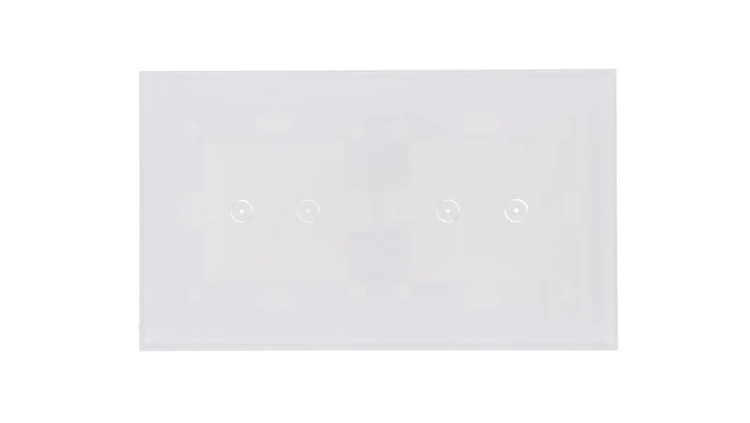 Simon Touch ramki Panel dotykowy S54 Touch, 2 moduły, 2 pola dotykowe poziome + 2 pola dotykowe poziome, biała perła DSTR222/70