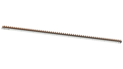 Szyna łączeniowa 1P+N 10mm2 sztyftowa 60 modułowa dla 60 Wyłączników 1P+N wąskich (5SV1 5SV6 5SL60) do cięcia (bez zaślepek w ko