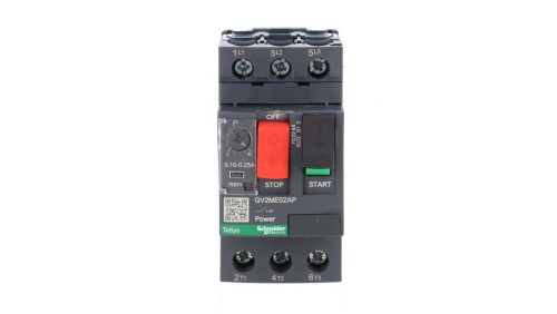 TeSys Deca Wyłącznik silnikowy 3P 0,06kW 0,16-0,25A PL GV2ME02AP