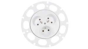 Gniazdo p/t trzykrotne z/u z nawijakiem PT-36 AS