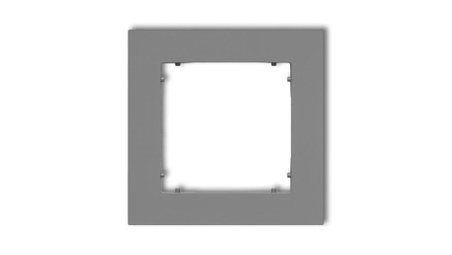 MINI Ramka pojedyncza szary mat 27MR-1