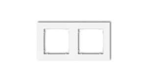 MINI Ramka podwójna biała MR-2