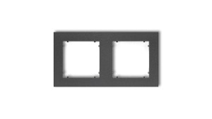 MINI Ramka podwójna grafitowa 11MR-2