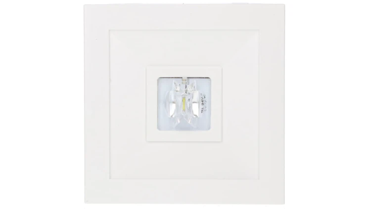 Oprawa awaryjna LOVATO N LED 1W (opt. koryt.) 1h jednozadaniowa biała ECO LED LVNC/1W/E/1/SE