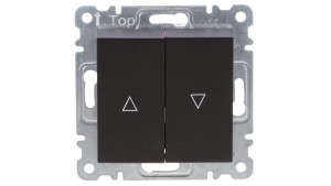 Lumina Łącznik żaluzjowy bistabilny czarny WL0313