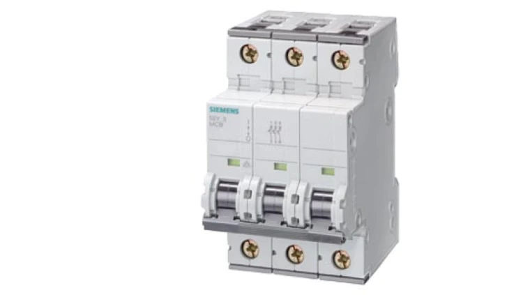 Wyłącznik nadprądowy 3P C 6A 230V 6kA SENTRON 5SY6306-7
