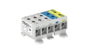 Złączka OTL35-5x kolor szary, niebieski, żółto-zielony 5x1xAl/Cu 2,5-35mm2 1000V Zacisk uniwersalny MAA5035A10