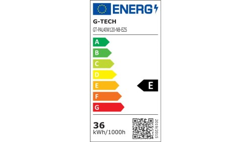 Panel LED G-Tech 40W 3500lm 4000K IP44 120x30cm GT-PAL40W120-NB