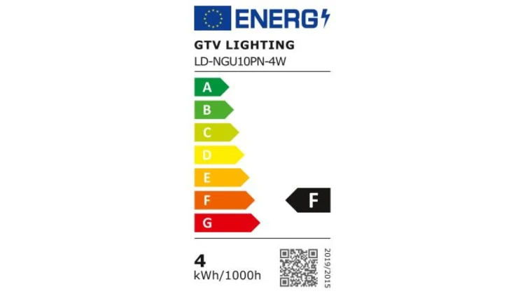 Żarówka LED GU10 4W 300lm 4000K AC180-250V 120st. LD-NGU10PN-4W