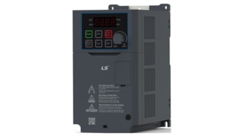 Przemiennik częstotliwości LSIS serii G100 5,5kW 3x400V AC filtr EMC C3 klawiatura LED LV0055G100-4EOFN