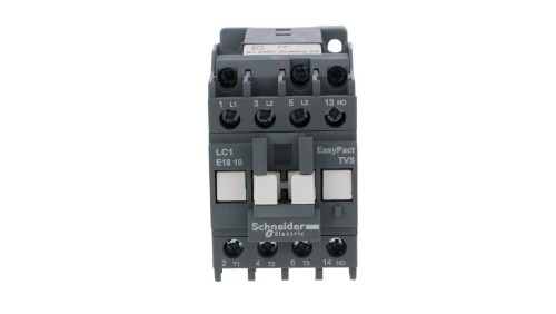 Stycznik mocy Easy TeSys Control AC-3, 18A, 3P (1NO), cewka 230V, 50/60Hz LC1E1810P7