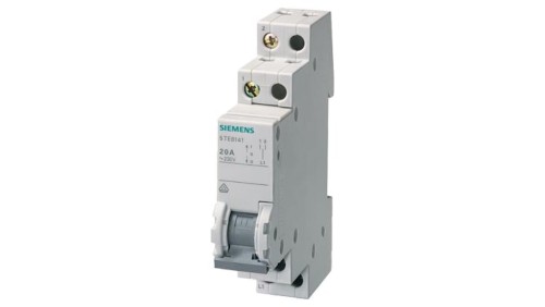 Przełącznik modułowy kontrolny 3-pozycyjny (I-0-II) 400V AC 20A 2CO 5TE8142