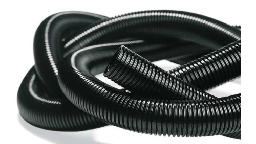 Rura karbowana 750N fi 25/19 z pilotem samogasnąca czarna PV UV ECTC1525T /50m/