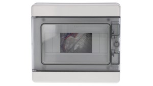 Rozdzielnica modułowa PV 1x8 natynkowa drzwi transp. seria 620 IP65 200x180x100 szyna N+PE szara EC62008E
