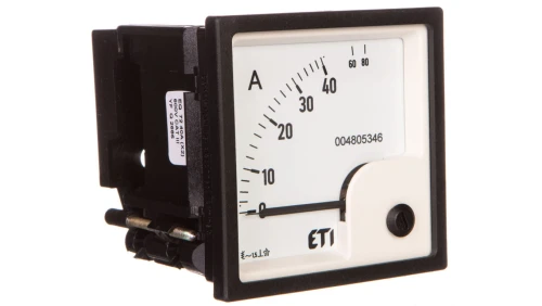 Amperomierz analogowy tablicowy 40A klasa 1,5 72x72mm EQ72 004805346