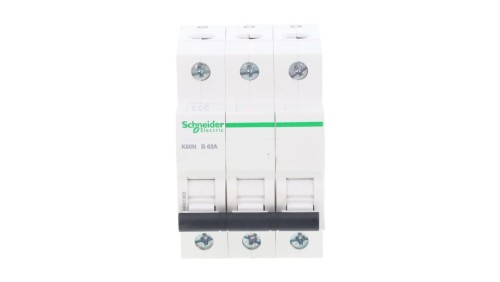 Wyłącznik nadprądowy 3P B 63A 6kA AC K60N-B63-3 A9K01363