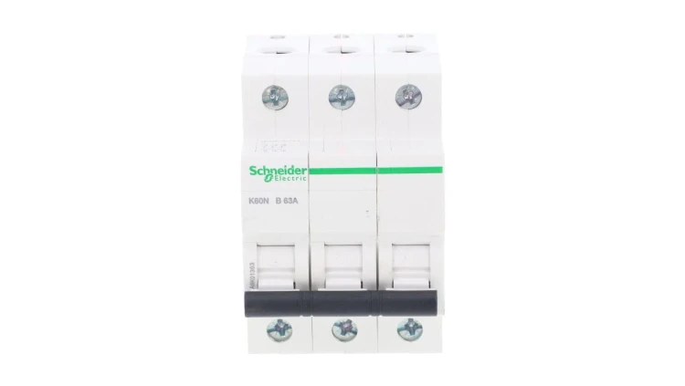Wyłącznik nadprądowy 3P B 63A 6kA AC K60N-B63-3 A9K01363