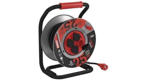 Przedłużacz bębnowy 4-gniazda z/u 25m H07RN-F 3G1,5 IP44 P084254