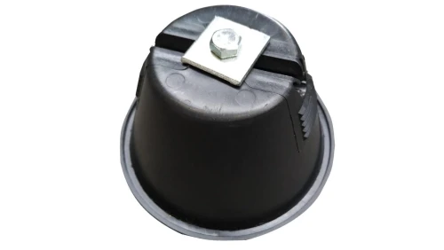 Uchwyt betonowy w tworzywie podpora dachowa tras kalbowych H=80 L=70 KMPT7