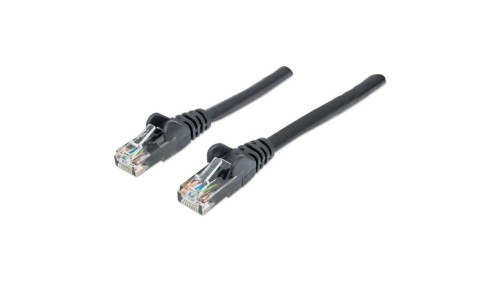Patchcord Cat5E UTP 2,0M Czarny 100 Miedź 320757