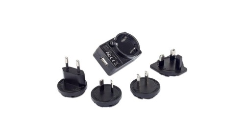 Sieciowa Ładowarka USB 5V 1A z Wtykami EU/UK/US/Australia 102155