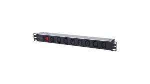 Listwa zasilająca Rack 1U 110-250V/16A 8X C13 kabel 2M 163620