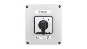 Łącznik krzywkowy 80A rozłącznik 0-1 3 - biegunowy w obudowie OB17 SK80-2.8211\OB17