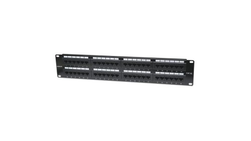 Patch Panel 48-Portów RJ45 UTP Kat.5e 2U Rack 19