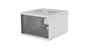 Szafka wisząca 6U 540x560 Rack 19, Basic, Flatpack, szara