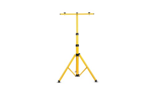 Statyw podwójny do naświetlaczy LED Żółty 9104