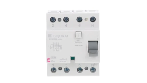 Wyłącznik różnicowoprądowy 4P 40A 0,03A typ AC EFI-P4 AC 40/0.03 002061612