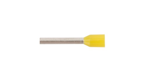 Końcówka tulejkowa izolowana HI 1/12 ERHL żółta E08KH-02010103702 /100szt./