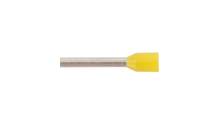 Końcówka tulejkowa izolowana HI 1/12 ERHL żółta E08KH-02010103702 /100szt./