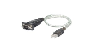 Konwerter Adapter USB na RS232/COM/DB9 M/M na Kablu 45cm