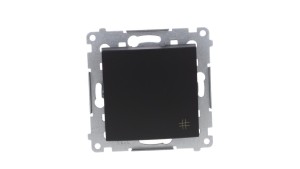 Simon 54 Łącznik krzyżowy (moduł) 10AX 250V szybkozłącza, czarny mat DW7.01/49