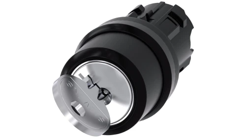 Przełącznik z kluczem 22mm tworzywo 2 poz 0-I Ronis nr 455 klucz w poz O-I SIRIUS ACT 3SU1000-4CF11-0AA0