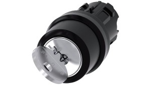 Przełącznik z kluczem 22mm tworzywo 2 poz O-I Ronis nr SB30 klucz w poz O SIRIUS ACT 3SU1000-4BF01-0AA0