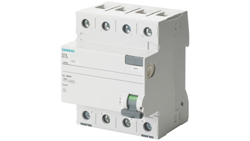 Wyłącznik różnicowoprądowy SENTRON 4P 25A Typ A 0,03A 400V N-Lewa 5SV3342-6KL
